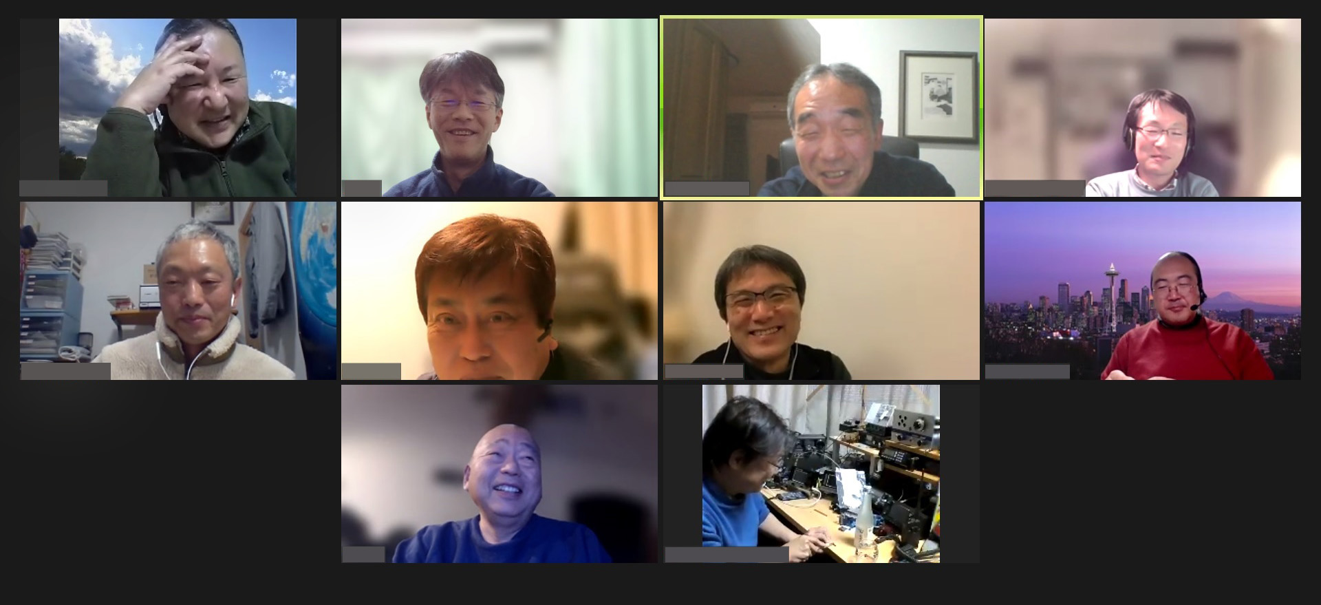 2022年TDXC忘年会をZoomにて開催